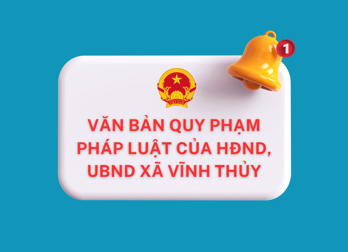 QUYẾT ĐỊNH: Về việc thành lập Trạm Y tế xã Vĩnh Thủy